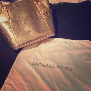 NWT Rose gold jet set